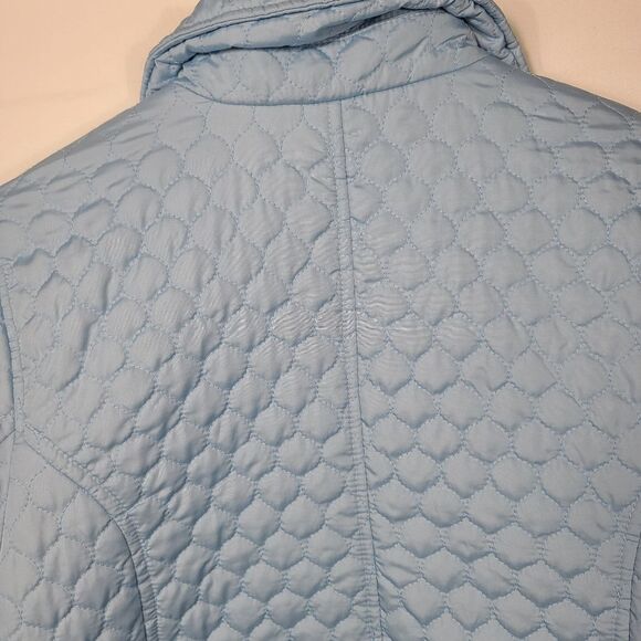 MARCELLE RENEE ACTIVE Baby Blue  Puffer Jacket - Picture 2 of 9